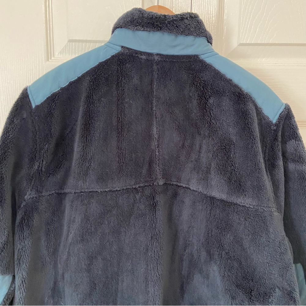 L.L.Bean Men’s Full Zip Sherpa Jacket Blue Size XL - Picture 5 of 7